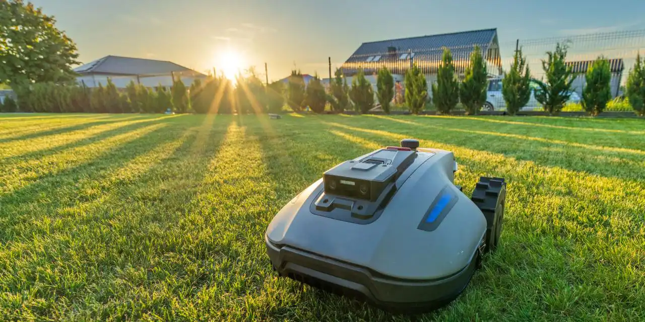 Mähroboter im Garten installieren Galabau Schimmack